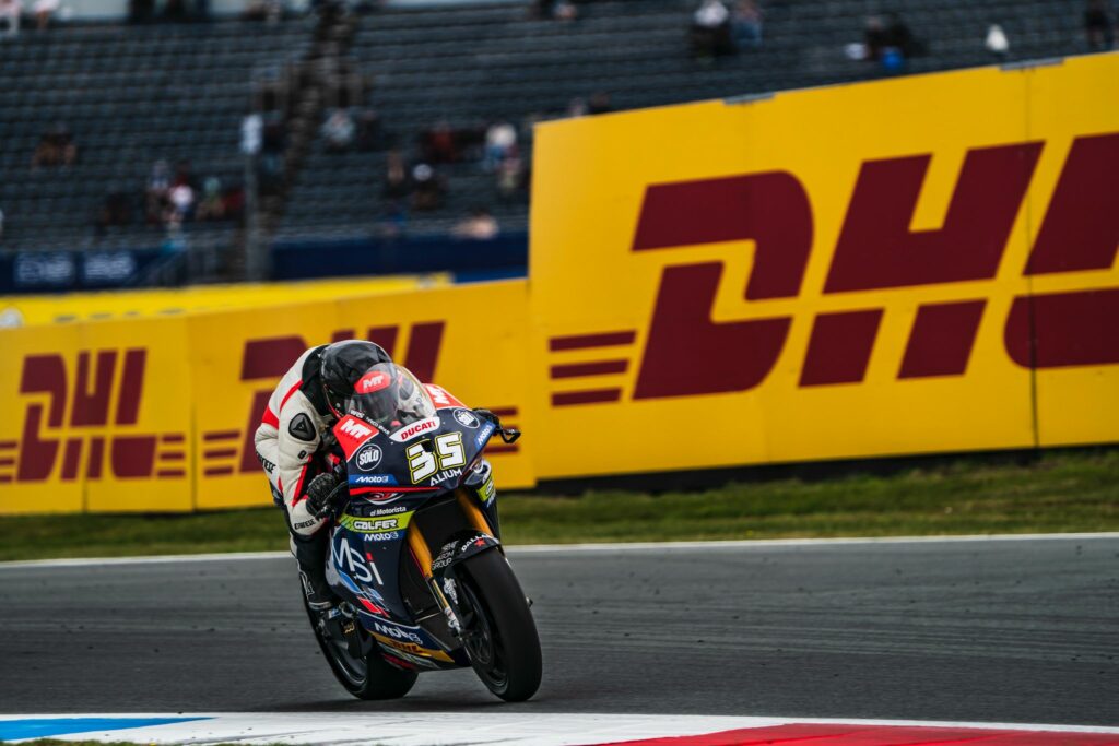 Diego Pérez Zuasti en su debut en MotoE durante el Gran Premio de los Países Bajos 2025