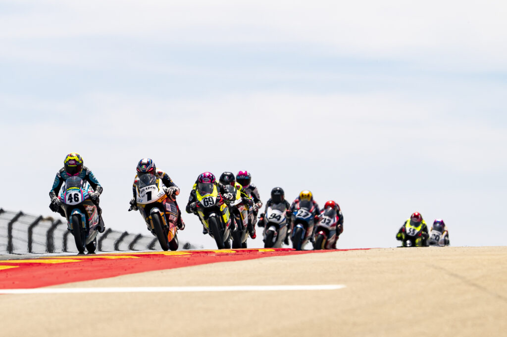 Fernando Bujosa en acción durante la European Talent Cup 2025 en Magny‑Cours, Francia
