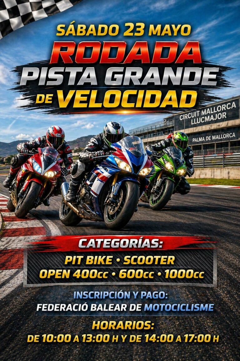 Vuelven las rodadas en pista grande